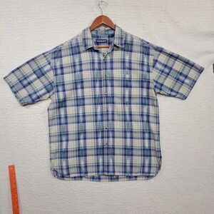 VAN HEUSEN Heavy weight cotton short sleeves southwest style  XL Made in India